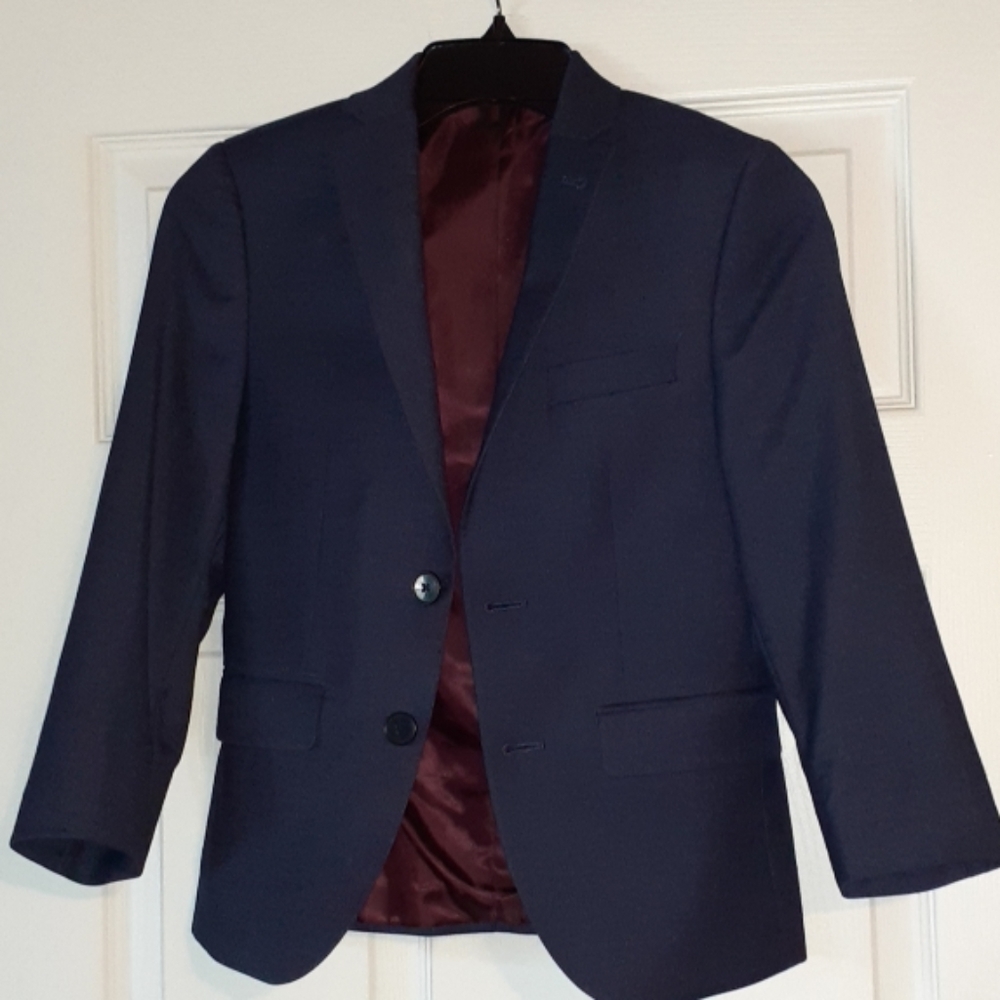 Boys sports jacket navy blue